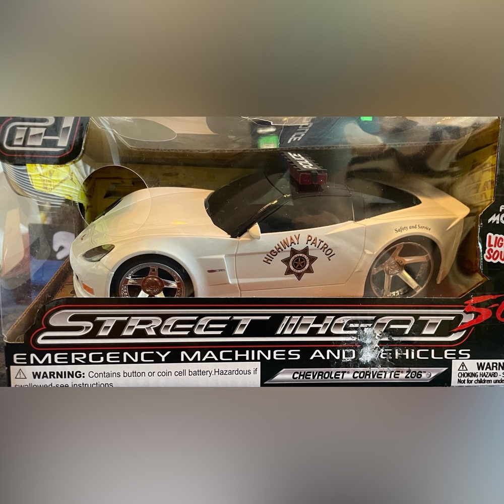 Chevrolet Corvette Highway Patrol Toy Car